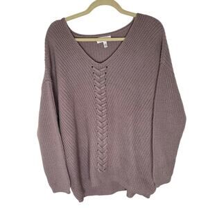 Jessica Simpson Purple Sweater Women’s size medium